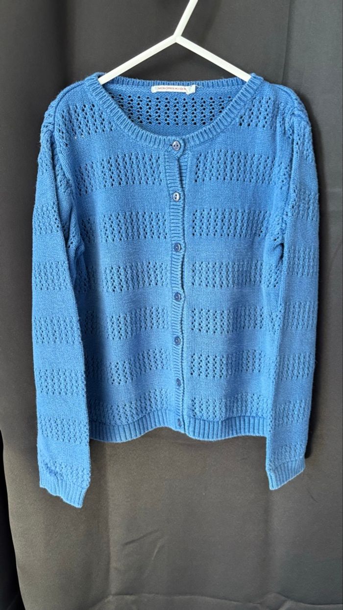 Cardigan Monoprix Kids – Motifs ajourés - photo numéro 1