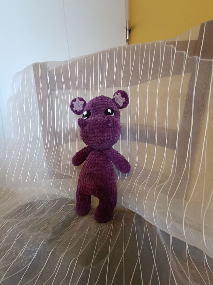 Hippopotame amigurumi peluche - photo numéro 4