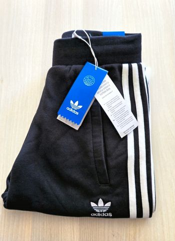 Adidas pantalon noir et blanc 3 Stripes XS