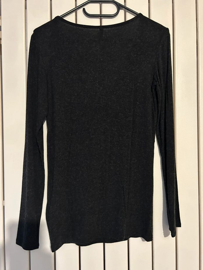 T-shirt à manches longues Naf Naf taille S en très bon état - photo numéro 3