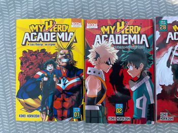 Manga My Hero Academia Tome 1, 2 et 28, 29