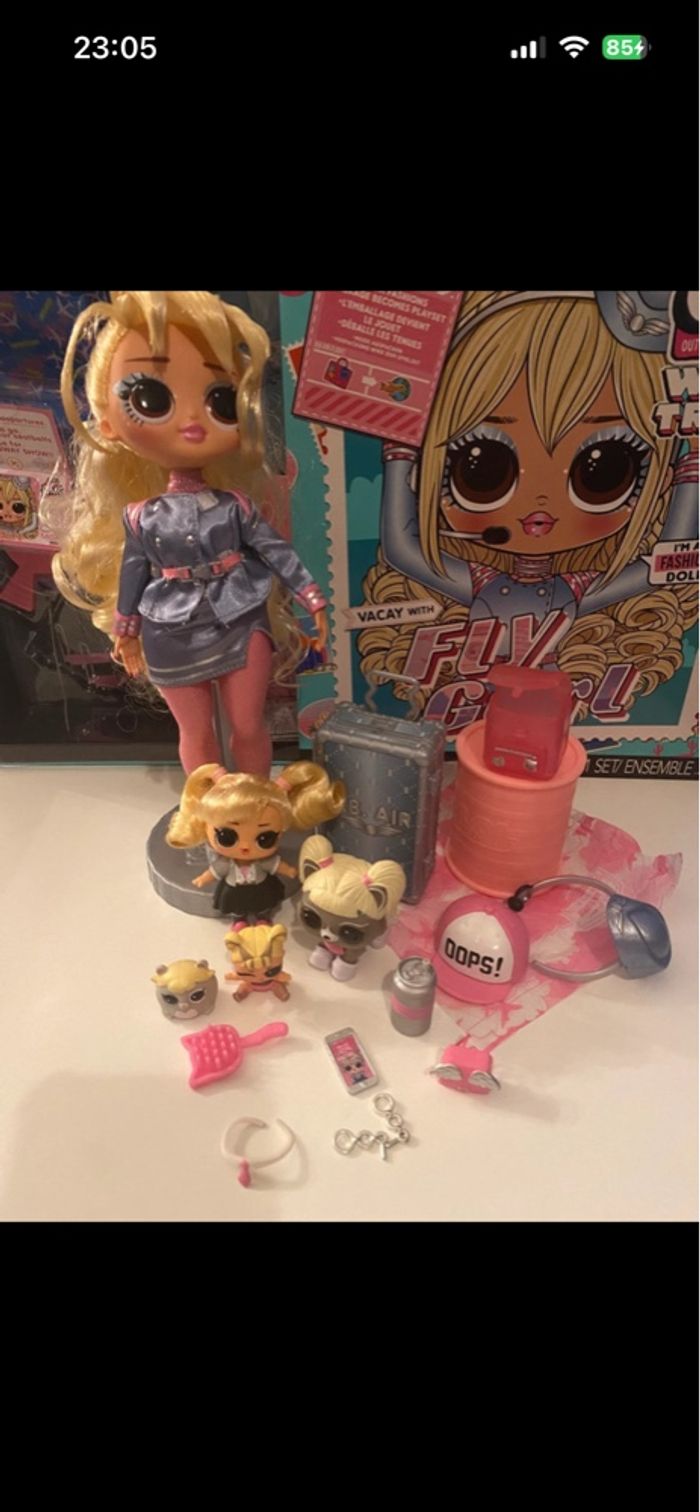 L.O. L. Surprise! OMG World Travel Poupée Mannequin - Fly GURL – avec 15 Surprises - photo numéro 2