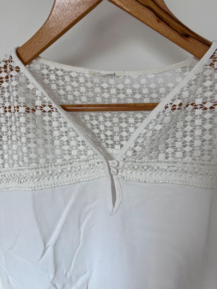 T-shirt blanc Promod - photo numéro 3