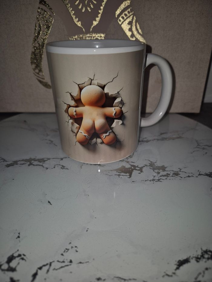 Mug pain d'épice 3d
