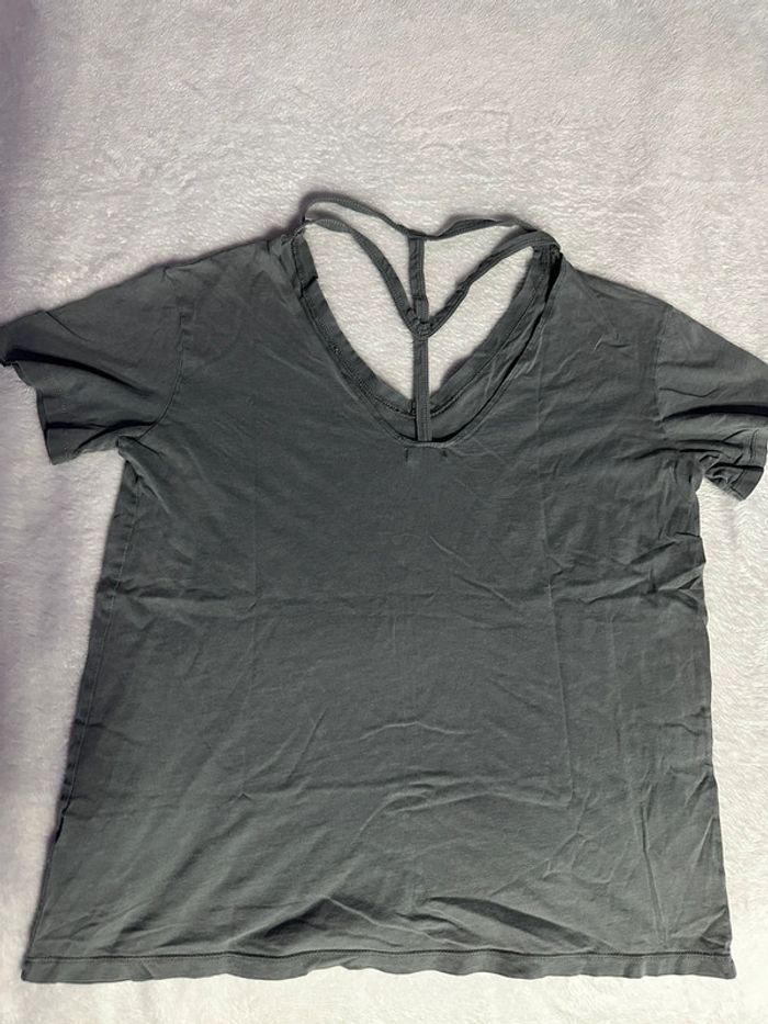 T-shirt oversize Bershka Gris - photo numéro 3