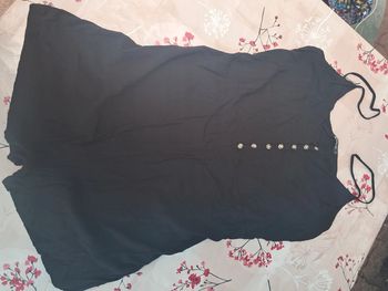 Superbe combishort noire, légère et joliment ajustée à la taille- noire - T40 - Neuve