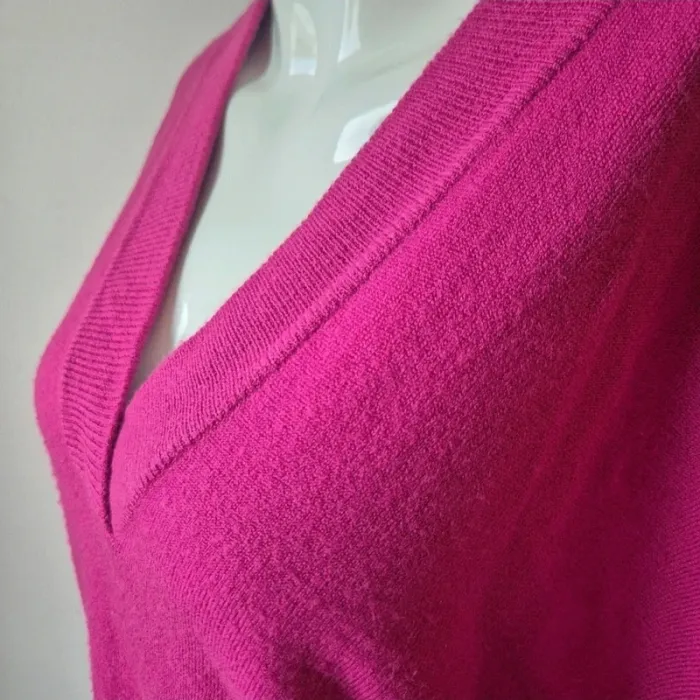 Pull manches courtes fuchsia M - photo numéro 3