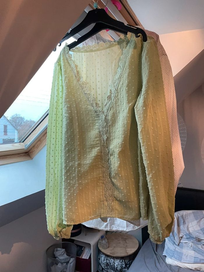Blouse verte