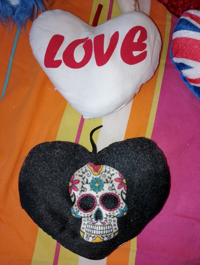 Coeur coussin où décoratif - photo numéro 2