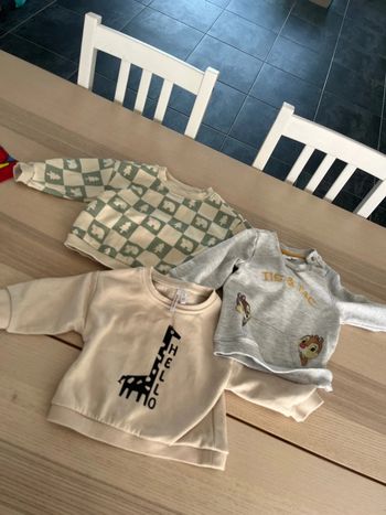3 pulls lot 9 mois