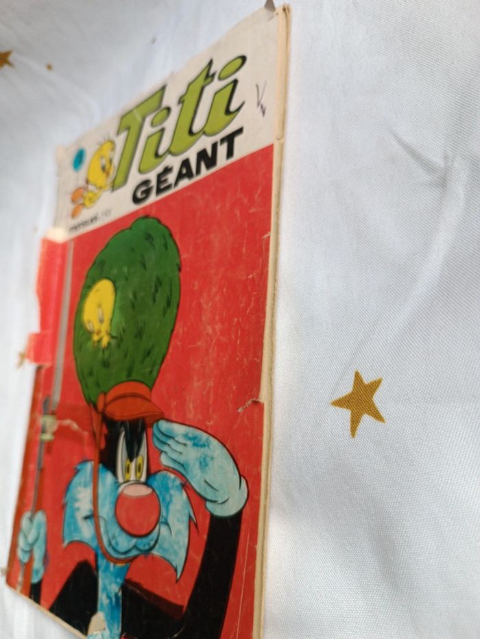 Magazine 1 culture bd titi géant Grosminet Looney Tunes toons sylvestre mensuel 1974 revue - photo numéro 6