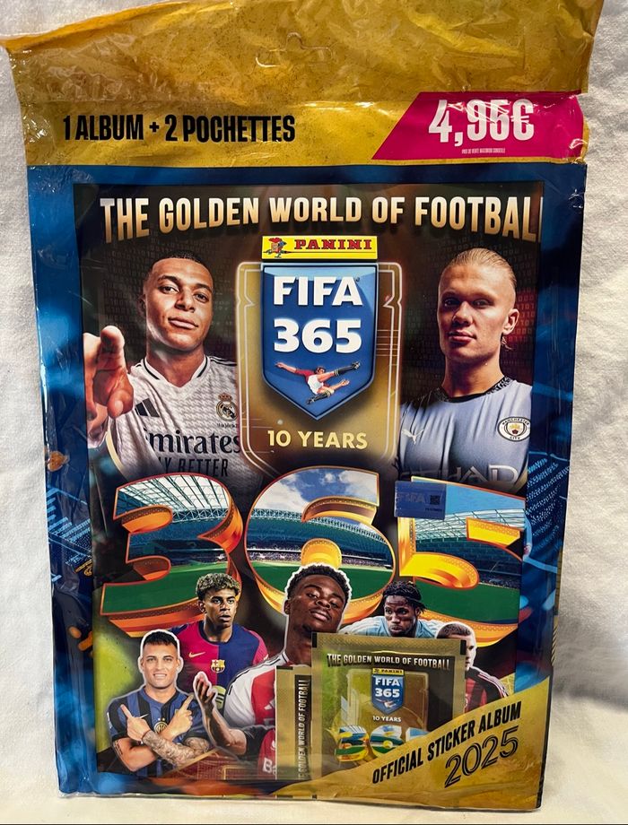Kit panini foot fifa 365  10 ans - photo numéro 3