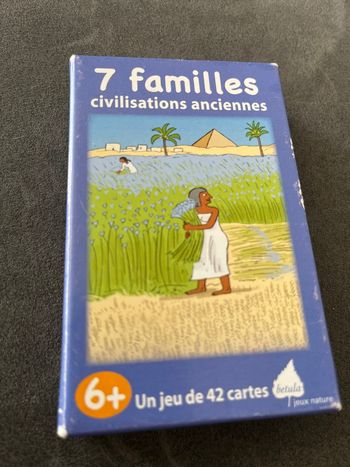 Jeu de 7 familles civilisations anciennes 