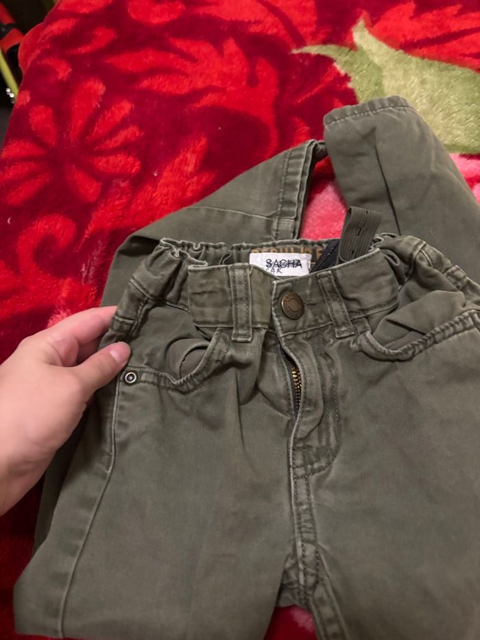 Pantalon vert classique garçon - photo numéro 6