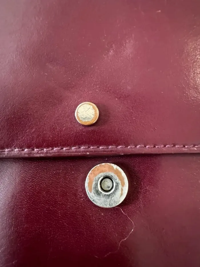 Sac à bandoulière bordeaux Petite Mendigote paris - photo numéro 5