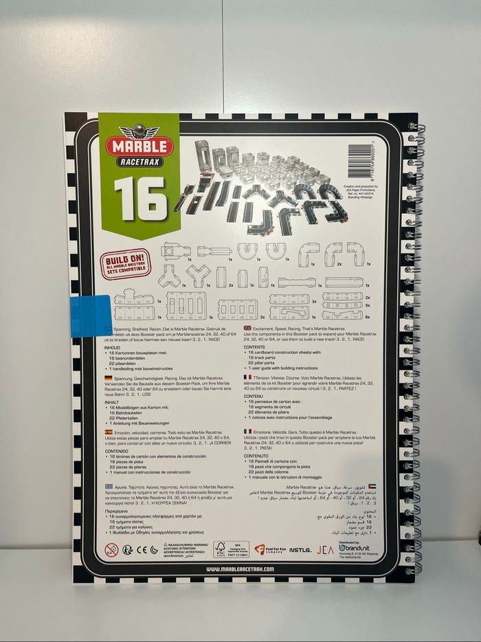 Marble Racetrax – Lot 2 Booster Packs NEUFS (8 + 16 pièces, sous blister) - photo numéro 2