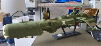 ALBATOR Vaisseau Pirate ARCADIA - Captain Harlock - VERT OLIVE