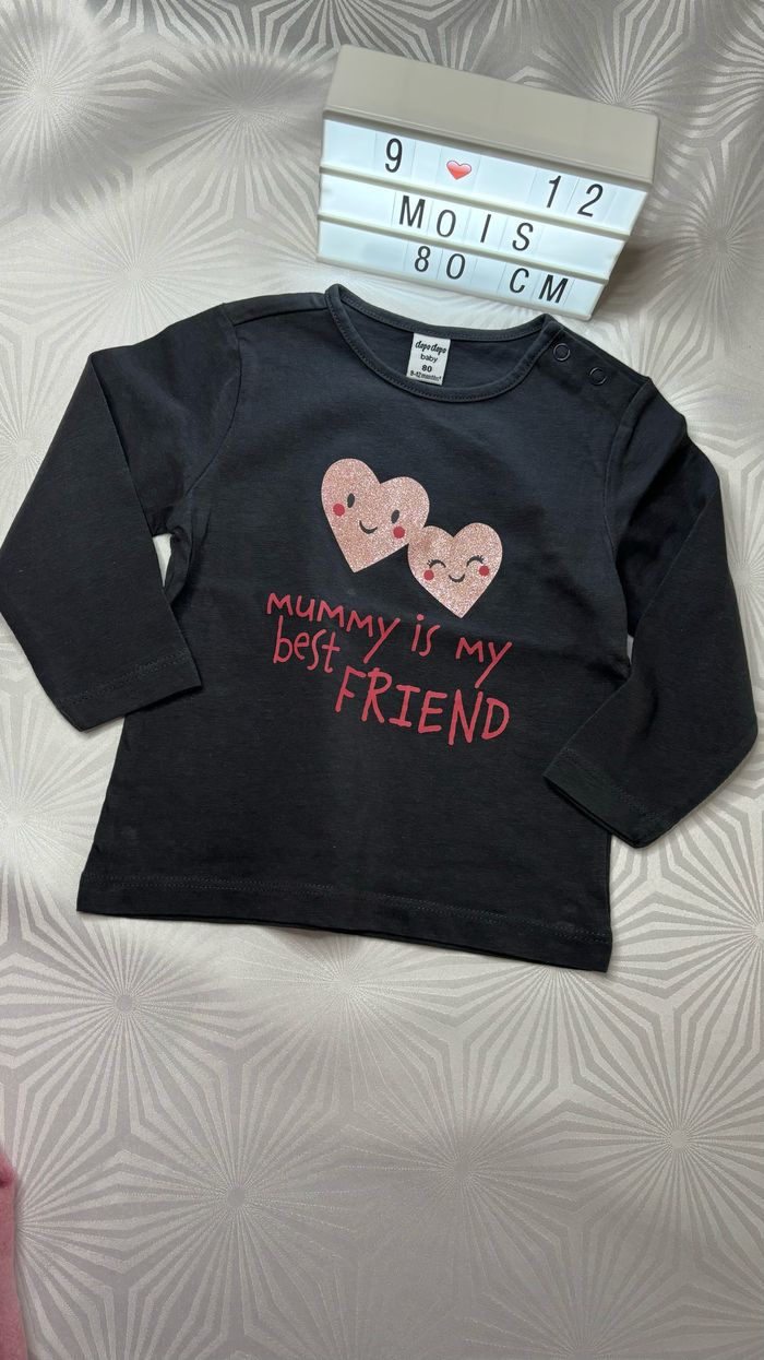 Tee-shirt manches longues 12 mois