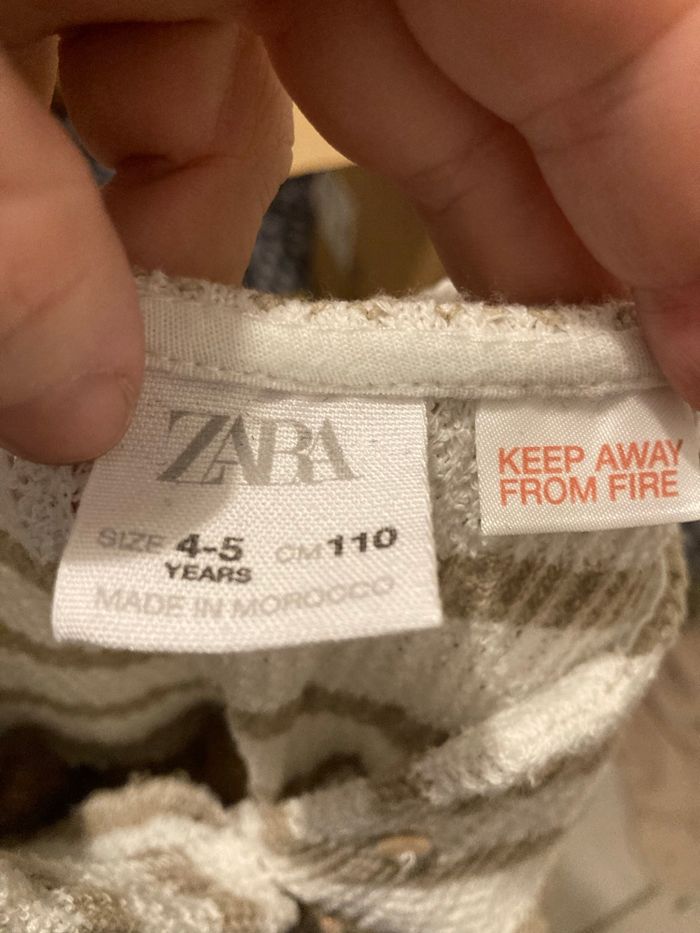 Robe Zara fille 4-5 ans – Style bohème chic / été - photo numéro 2