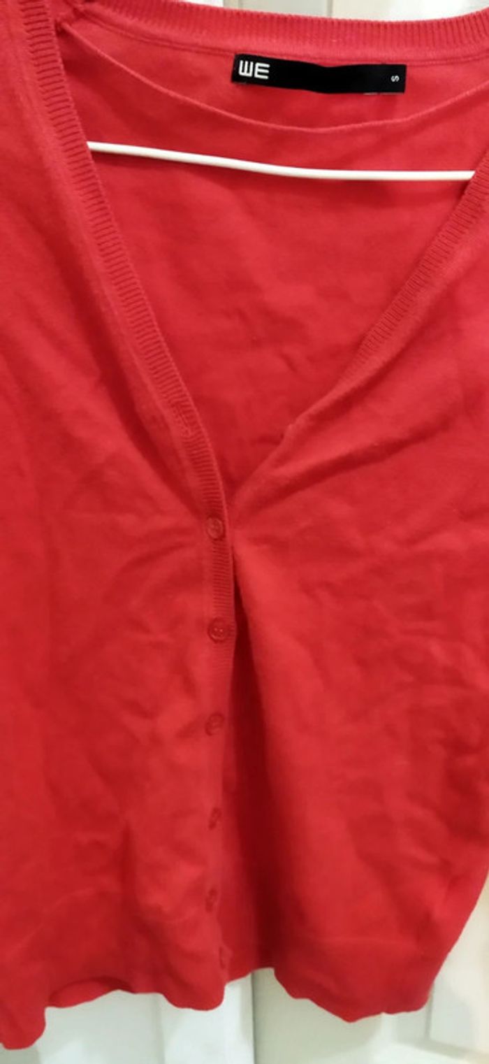 Gilet rouge taille S - photo numéro 2