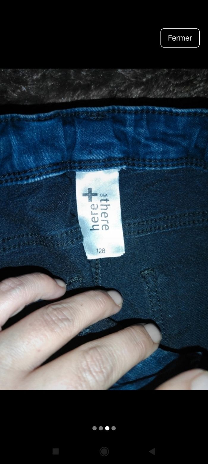 Très beau jeans fille e7 - photo numéro 3