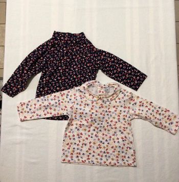 Lot de 2 polos manches longues 6 mois