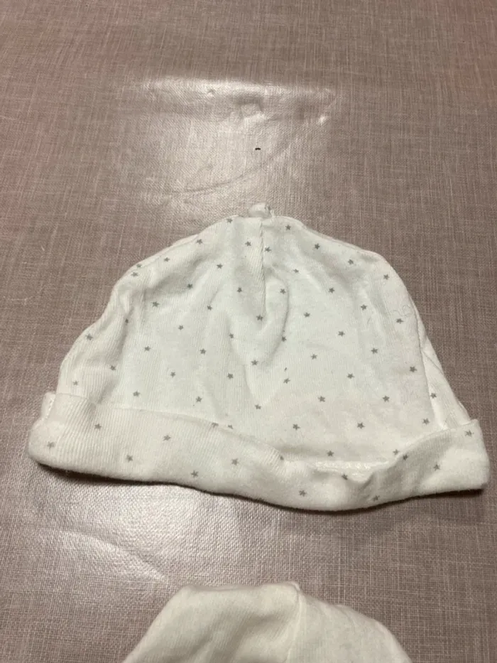 👶 Lot de 2 bonnets naissance bébé - photo numéro 2
