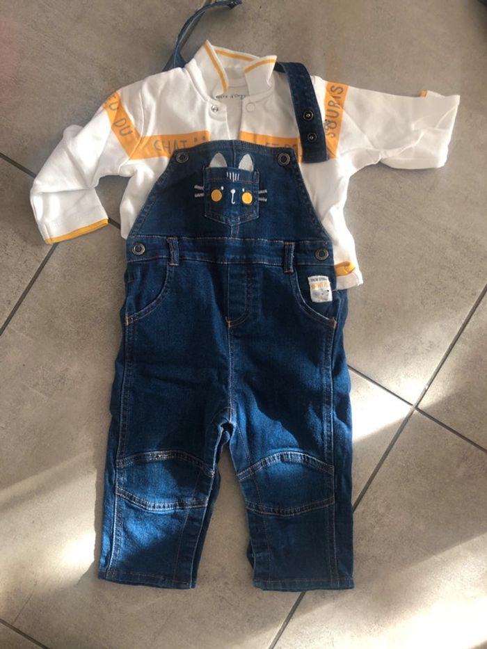 Ensemble salopette bébé