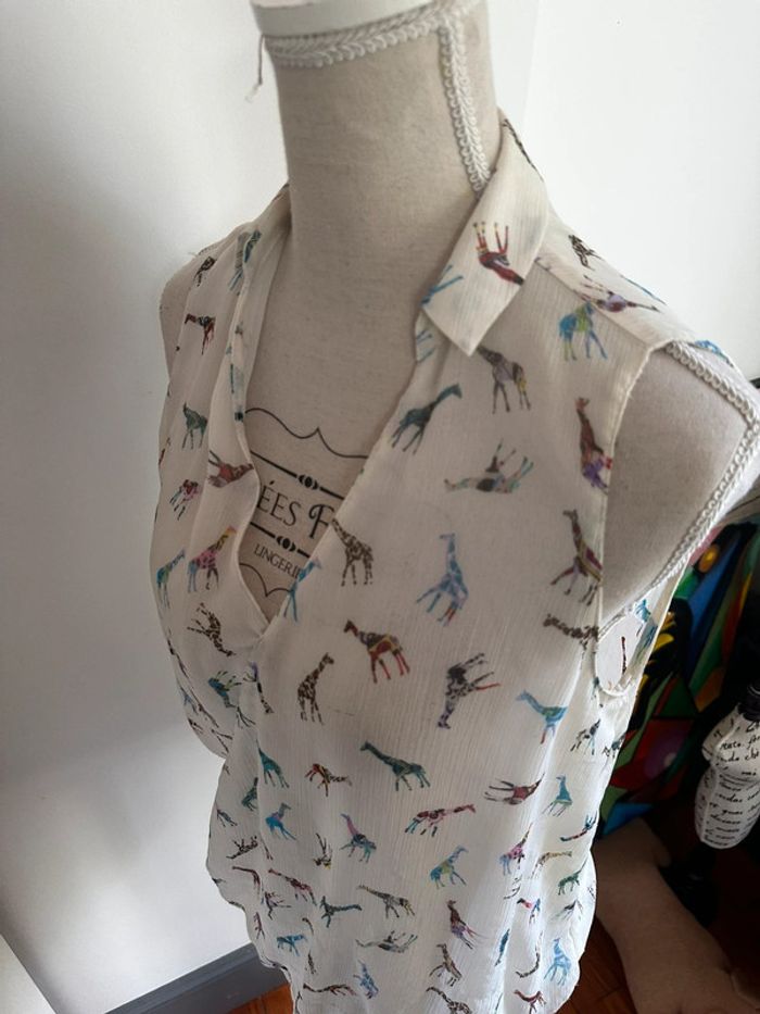 👚 Petit haut cache-cœur ZARA – taille S 🦒 - photo numéro 5