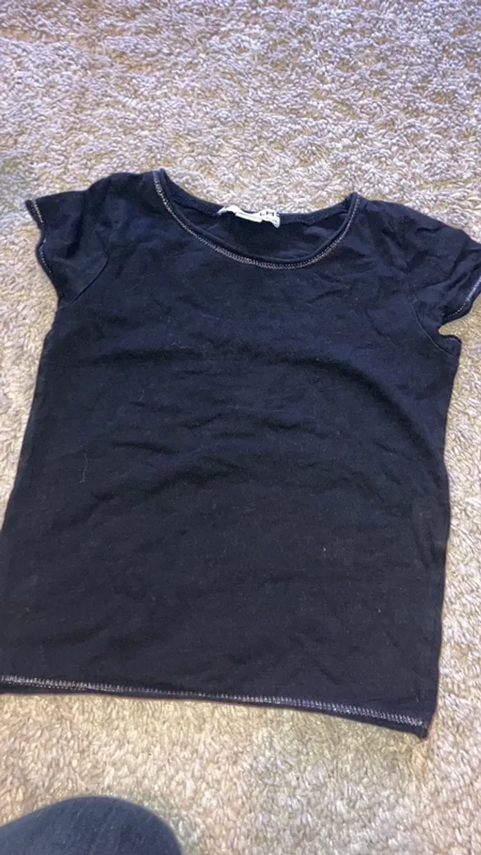 Teeshirt noir 5 ans