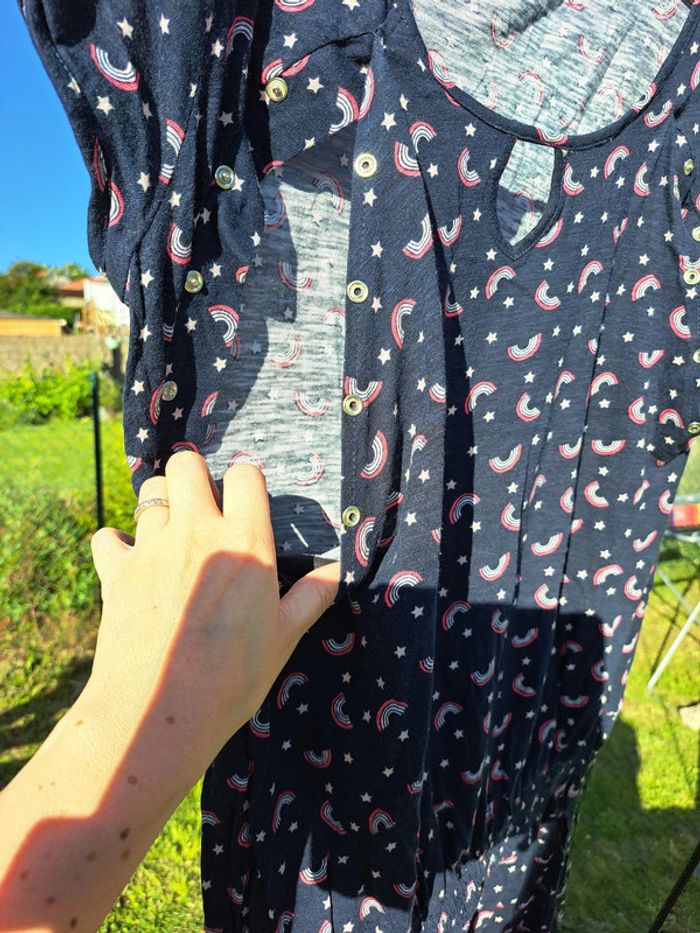 Robe de nuit grossesse allaitement Vertbaudet 38/40 - photo numéro 4