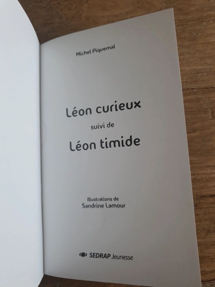 Livre Léon curieux et Léon timide. - photo numéro 3
