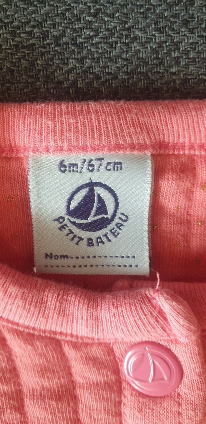 Gilet fuschia 6 mois petit bateau - photo numéro 3
