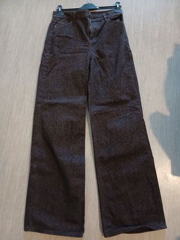 Pantalon large motif léopard 🐆 