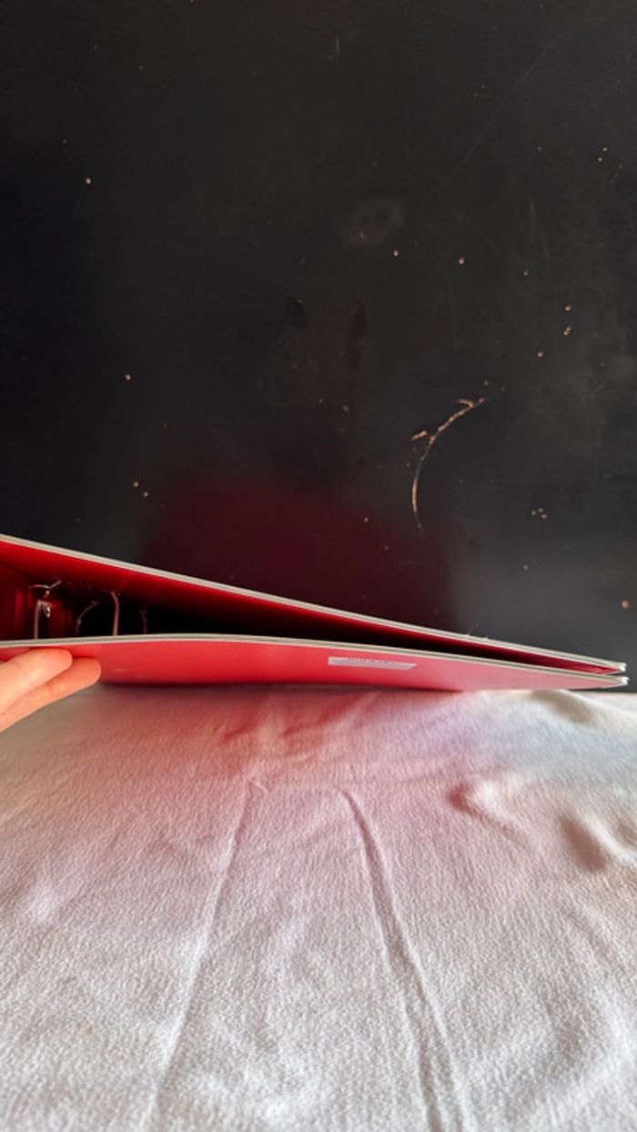Classeur à levier Esselte Rouge - photo numéro 7