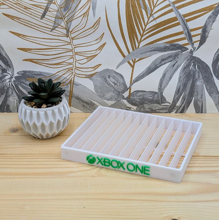 XBox One Support 12 boitiers  (Blanc & Vert) - photo numéro 2