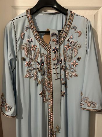 Caftan bleu ciel