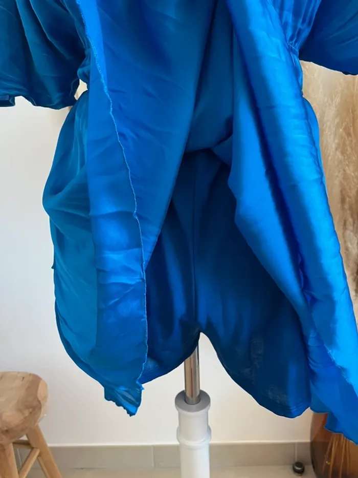 Combi short bleu électrique Zara neuf - photo numéro 7