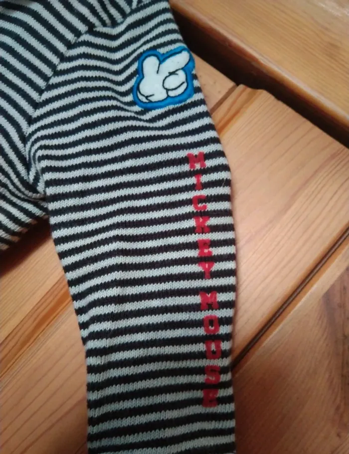 Ensemble salopette + polo Mickey 6 mois - photo numéro 5