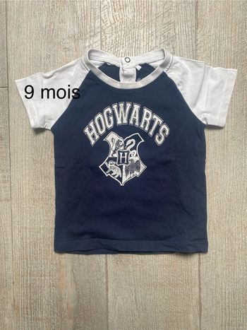 T-shirt Howgarts / Poudlard - 9 mois