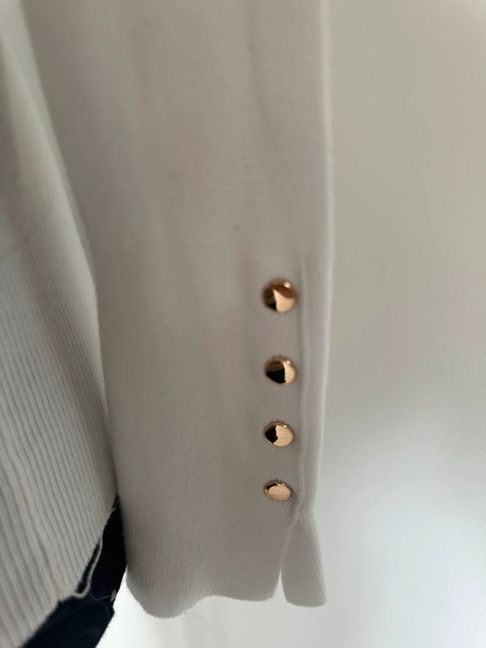 Pull blanc Zara - photo numéro 4