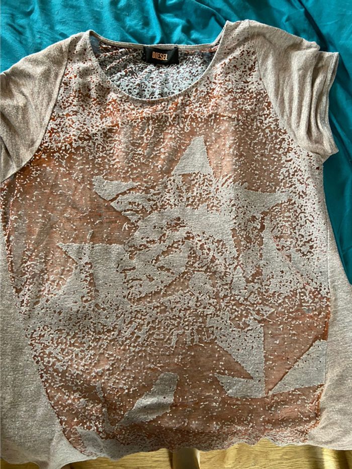 T-shirt beige diesel m