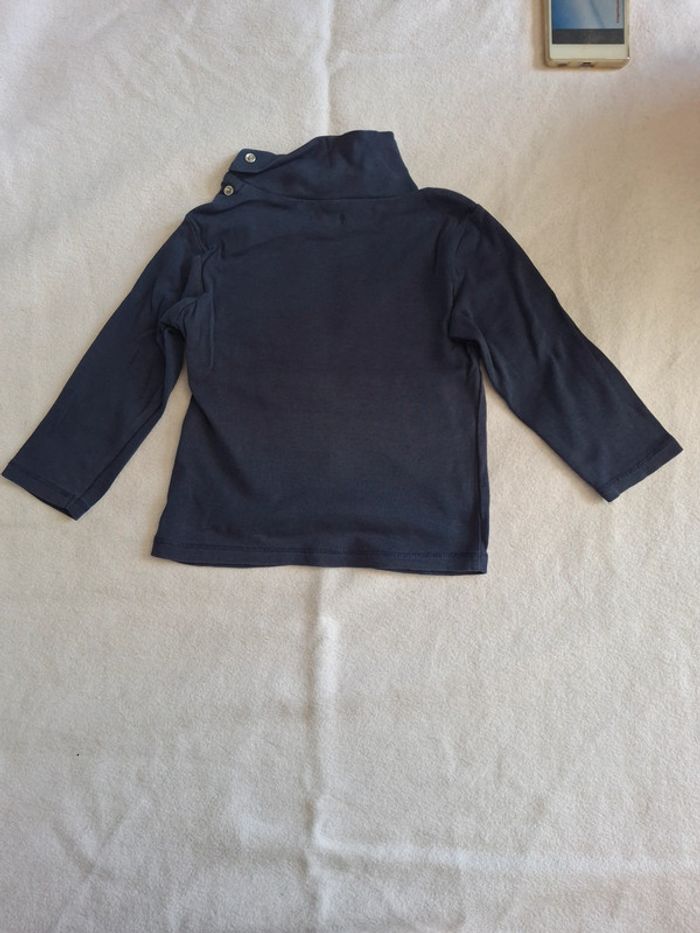 Teeshirt col roulé bébé 24mois - photo numéro 4