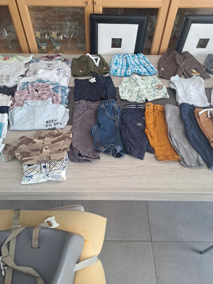 Gros lot garcon printemps  ete 3 mois (48 vetements) - photo numéro 3