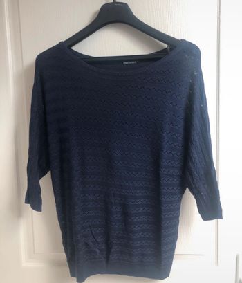 Pull bleu in extenso taille s
