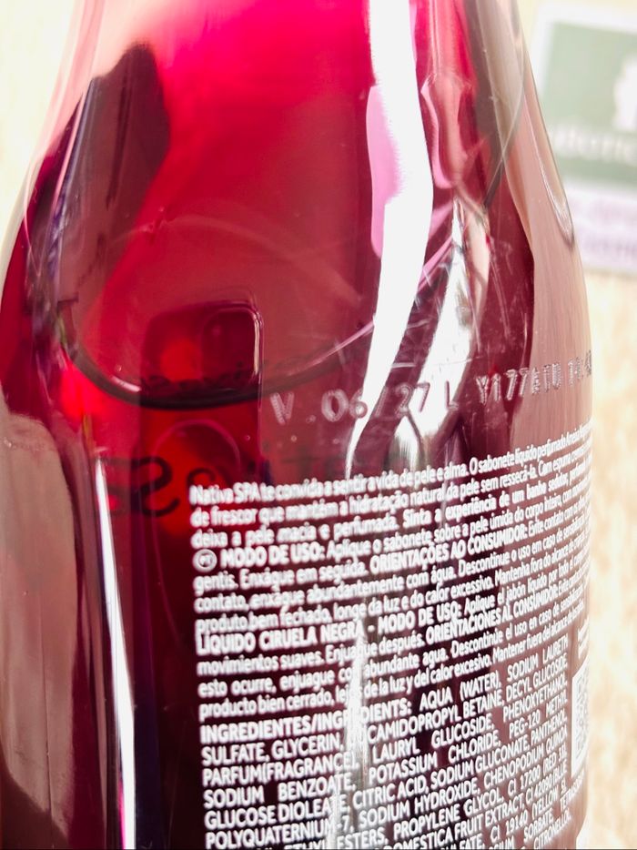 Jabón líquido perfumado Nativa Spa Ameixa Negra OBoticario - photo numéro 3