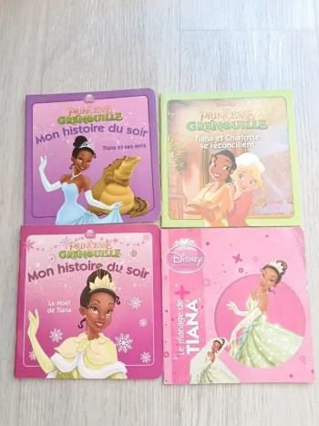 Lot de 4 livres mon histoire du soir la princesse et la grenouille