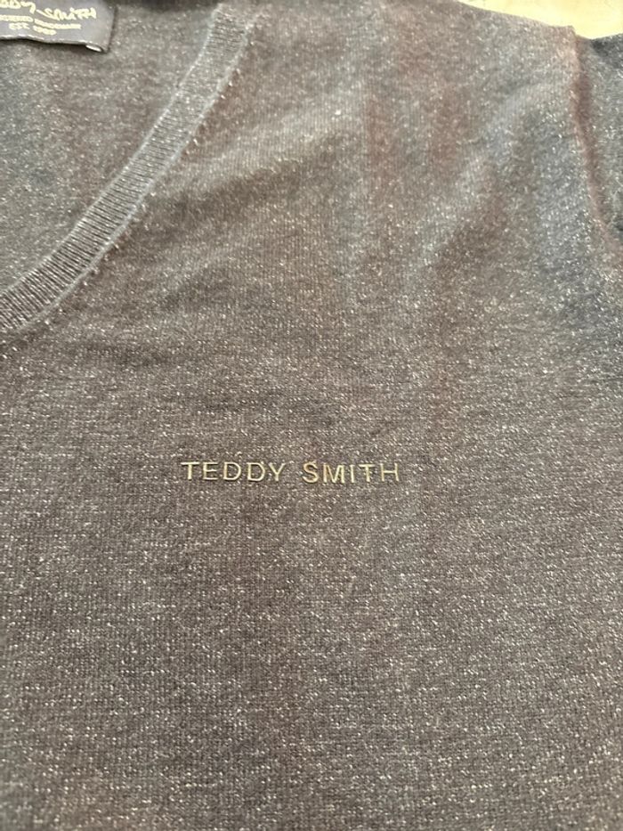 Pull pour homme col V Teddy smith taille xl - photo numéro 2