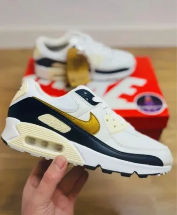 Nike Air Max 90 NN White Gold Olympic 2024 Taille 40
