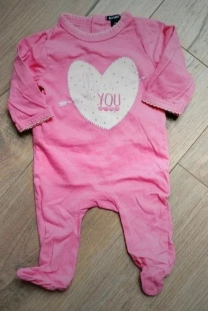 Pyjama Kiabi 3 mois "I love you"